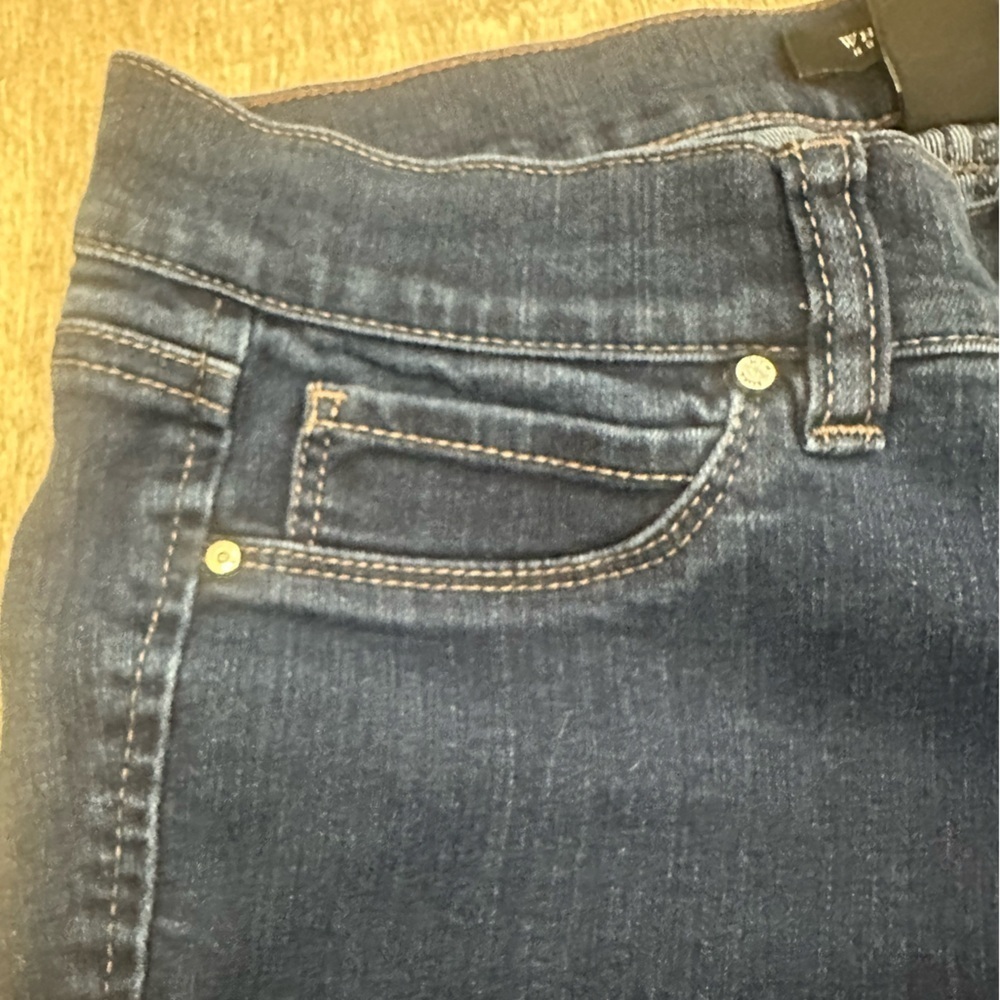 WHBM Sculpt Skinny Jeggings | Dark Wash Denim | Size S - Picture 12 of 16
